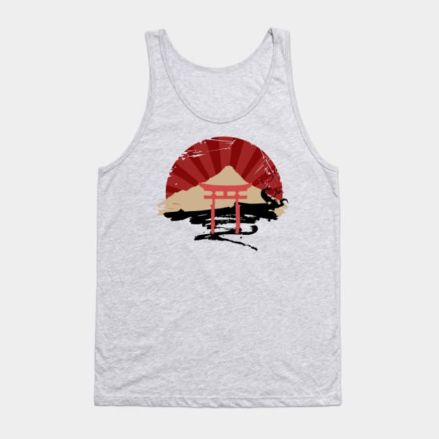 Land of the rising sun Tank Top by nakufox